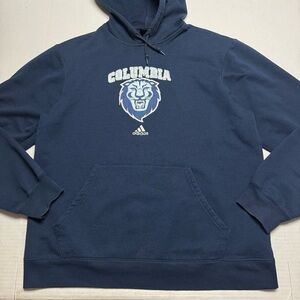 2011 adidas Columbia University Lions Hoodie In Blue Size: Medium